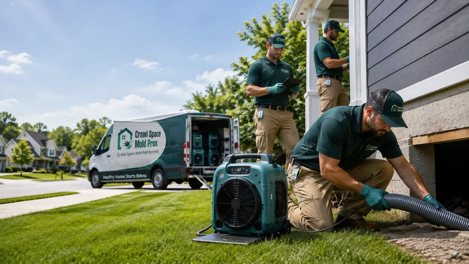 Crawl Space Mold Removal in Donnelsville, OH